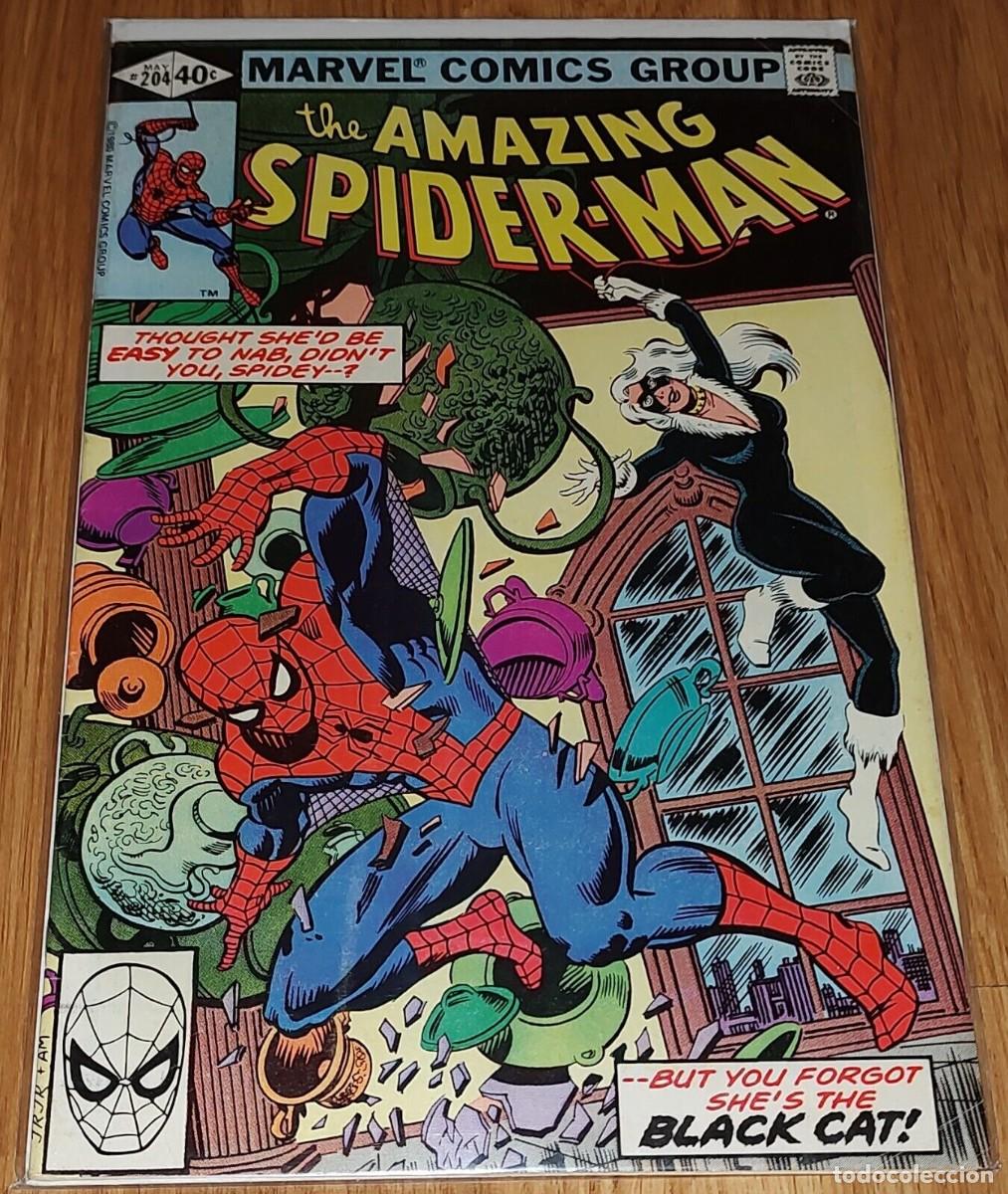 C&oacute;mics: AMAZING SPIDER-MAN #204 - MARVEL COMICS - BLACK CAT - Foto 1