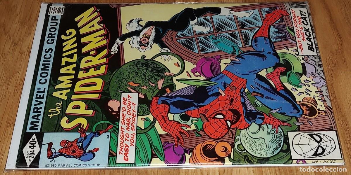 C&oacute;mics: AMAZING SPIDER-MAN #204 - MARVEL COMICS - BLACK CAT - Foto 2