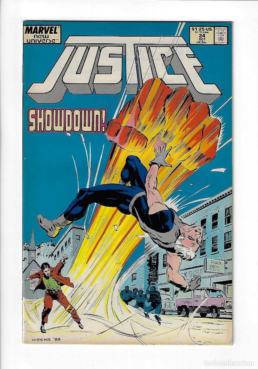 C&oacute;mics: Marvel comics. New universe. Justice. 24 - Foto 1