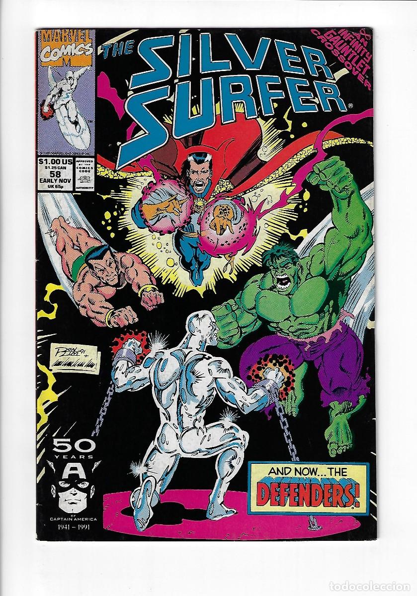 C&oacute;mics: Marvel comics. The Silver Surfer. 58 - Foto 1