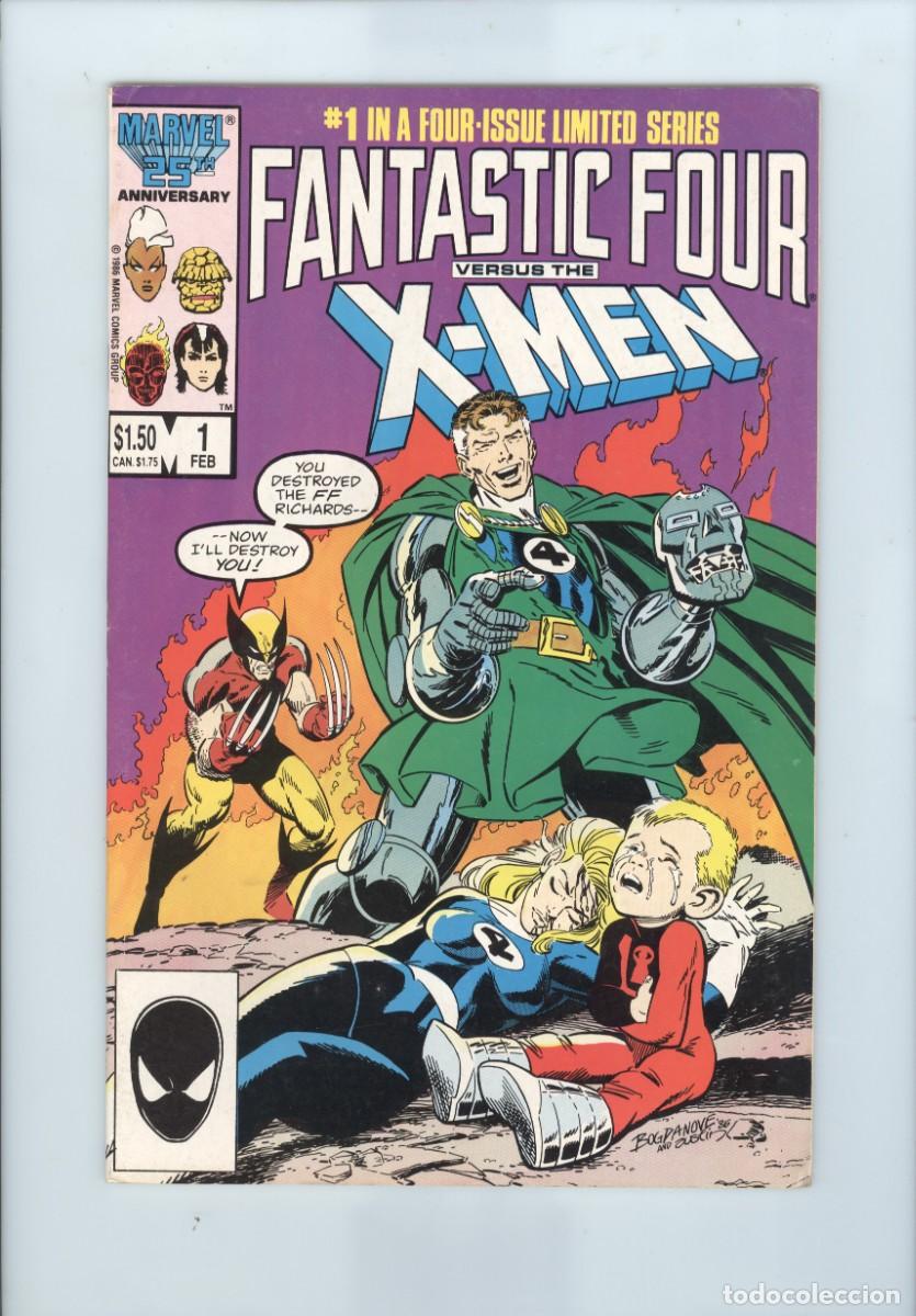 C&oacute;mics: Marvel comics. Fantastic four vs the X Men. 1 - Foto 1
