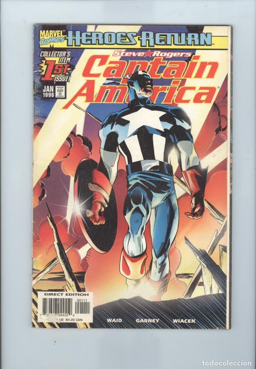 C&oacute;mics: Marvel comics. Captain America. Heroes return. 1 - Foto 1