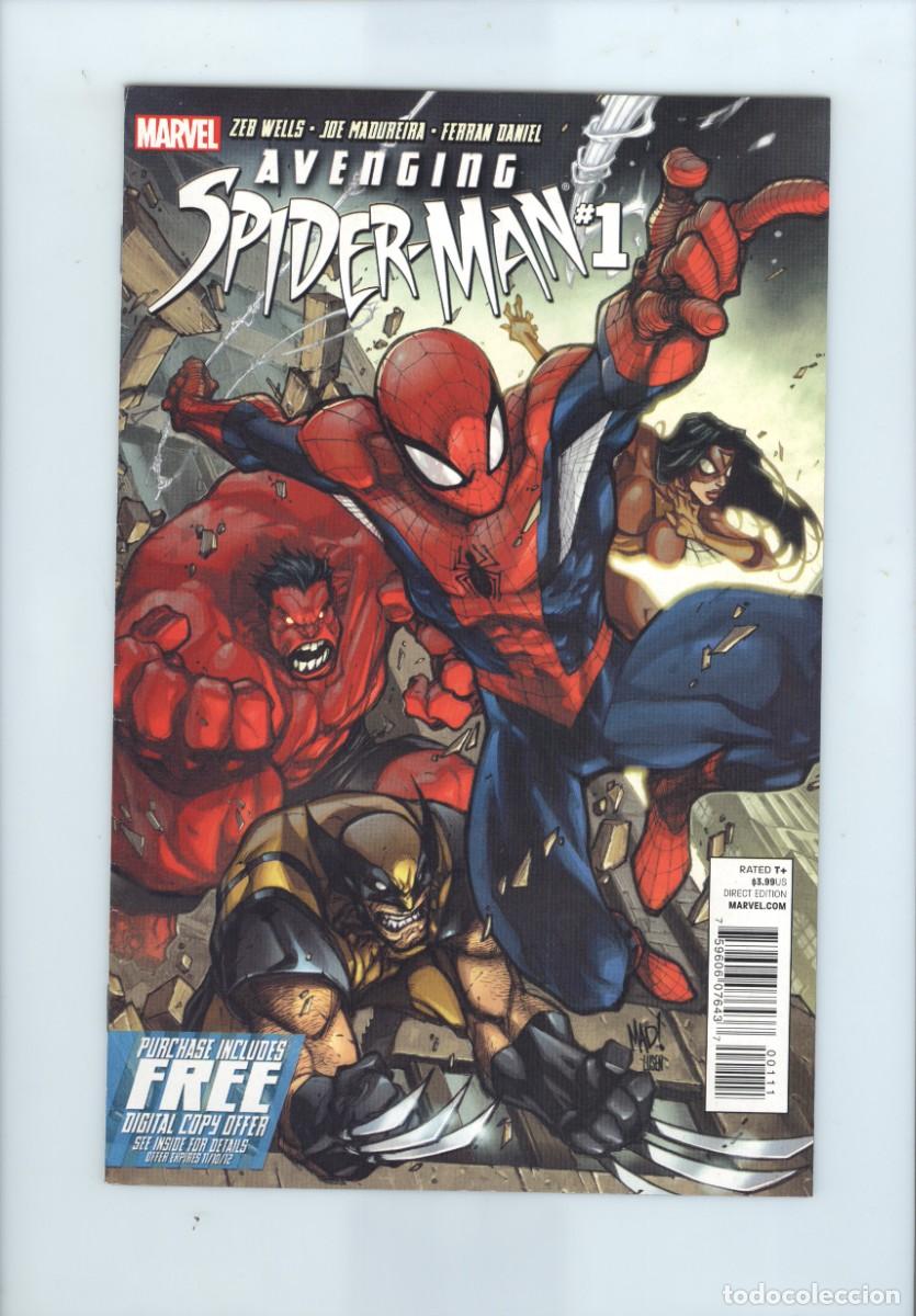 C&oacute;mics: Marvel comics. Avening Spiderman. 1 - Foto 1