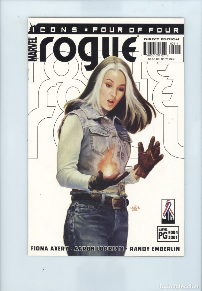 C&oacute;mics: Marvel comics. Icons four of four. Rogue. - Foto 1