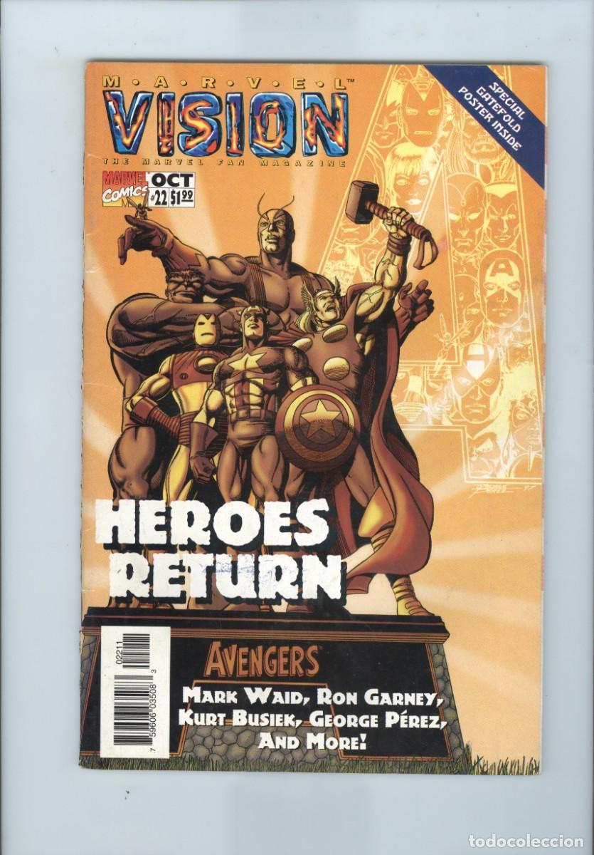 C&oacute;mics: Marvel comics. Vision. The marvel fan magazine. 22 - Foto 1