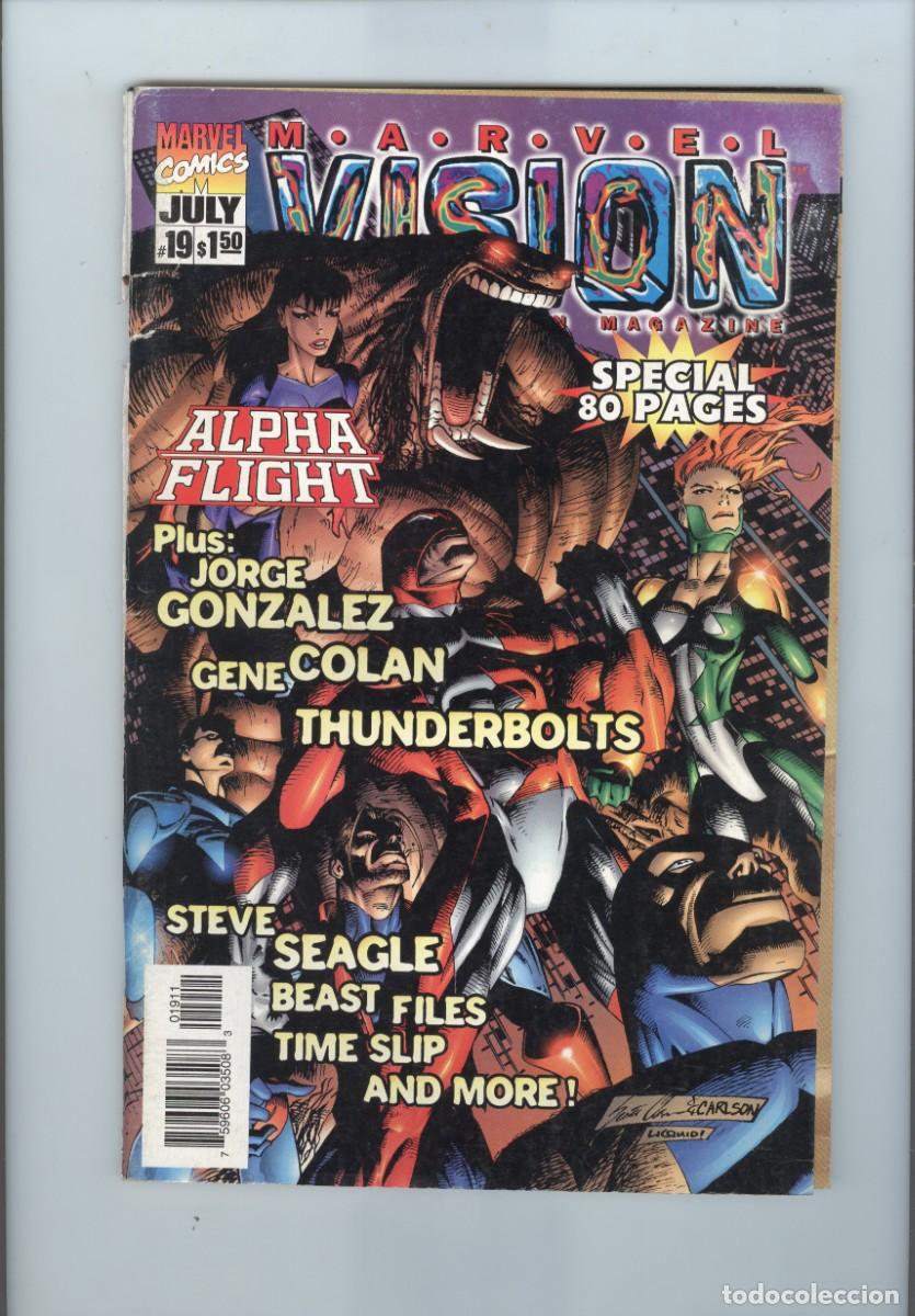 C&oacute;mics: Marvel comics. Vision. The marvel fan magazine. 19 - Foto 1