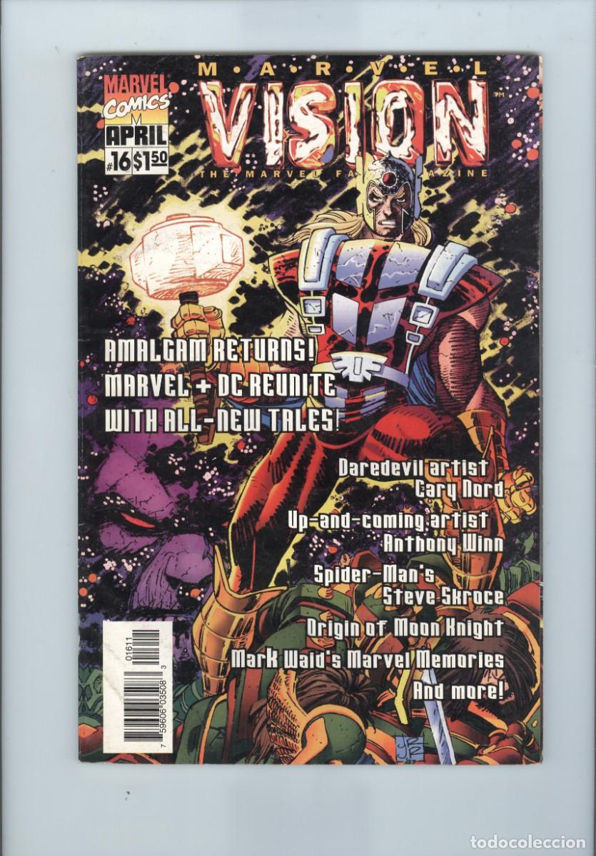 C&oacute;mics: Marvel comics. Vision. The marvel fan magazine. 16 - Foto 1