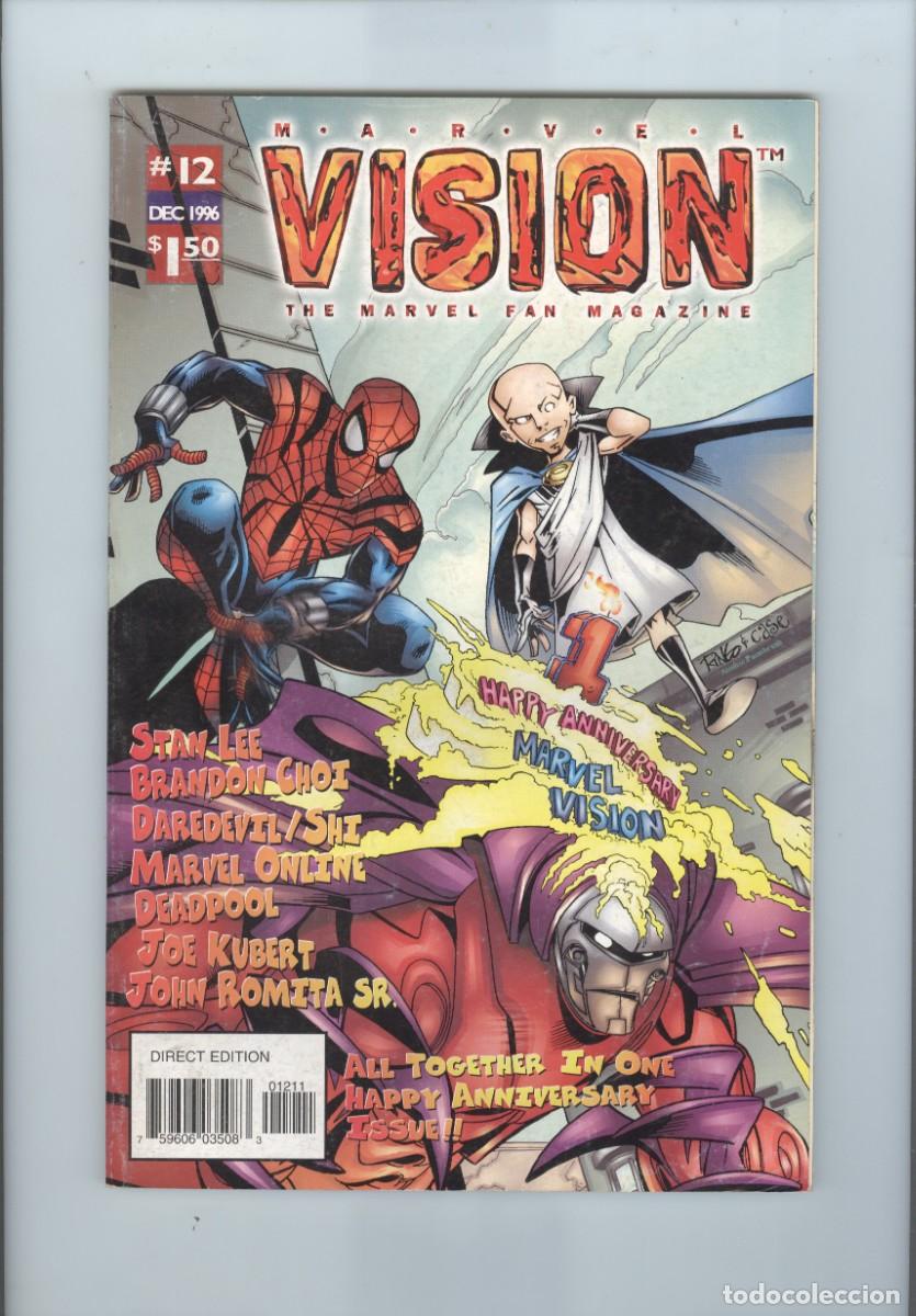 C&oacute;mics: Marvel comics. Vision. The marvel fan magazine. 12 - Foto 1