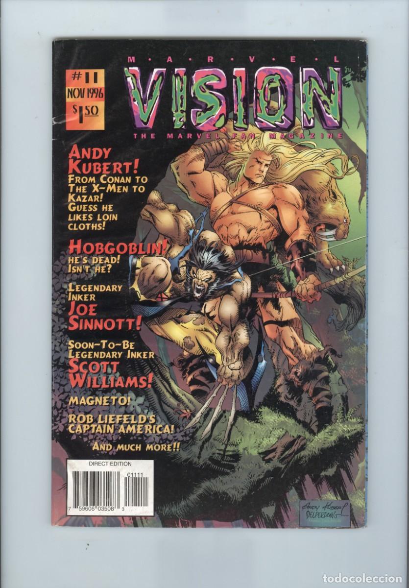 C&oacute;mics: Marvel comics. Vision. The marvel fan magazine. 11 - Foto 1