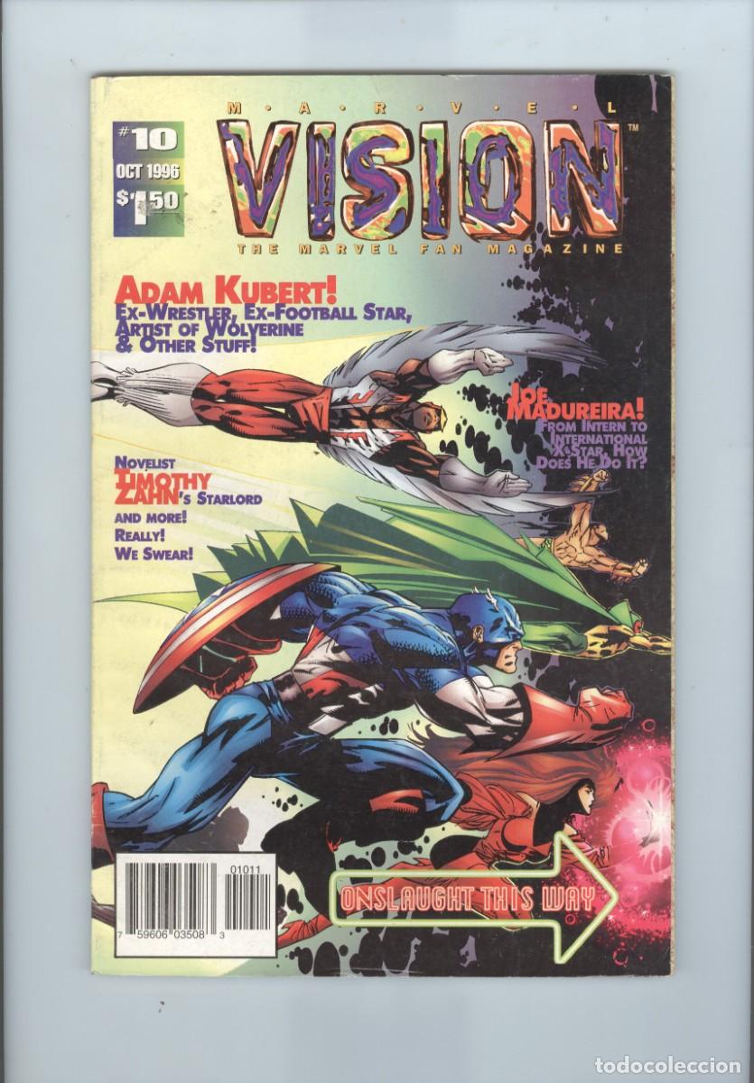 C&oacute;mics: Marvel comics. Vision. The marvel fan magazine. 10 - Foto 1