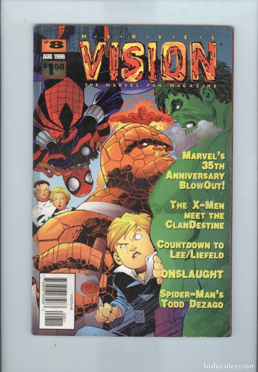 C&oacute;mics: Marvel comics. Vision. The marvel fan magazine. 8 - Foto 1