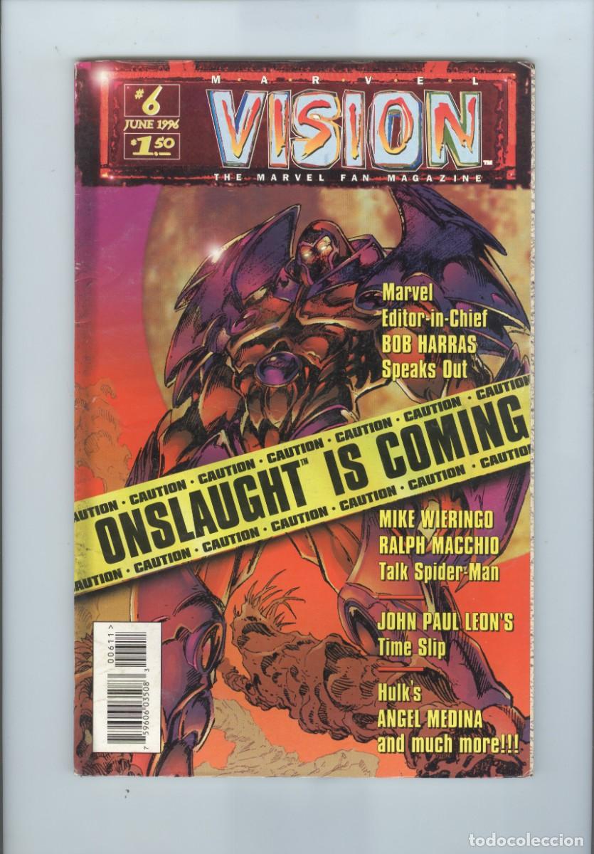 C&oacute;mics: Marvel comics. Vision. The marvel fan magazine. 6 - Foto 1