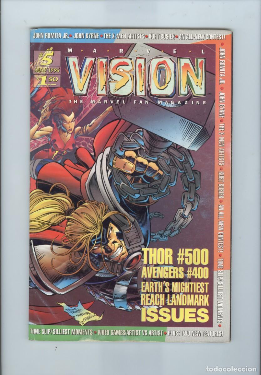 C&oacute;mics: Marvel comics. Vision. The marvel fan magazine. 5 - Foto 1