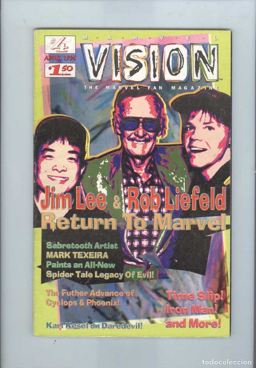 C&oacute;mics: Marvel comics. Vision. The marvel fan magazine. 4 - Foto 1