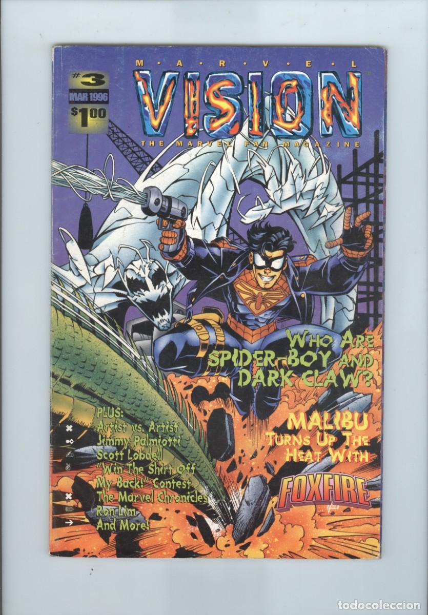 C&oacute;mics: Marvel comics. Vision. The marvel fan magazine. 3 - Foto 1