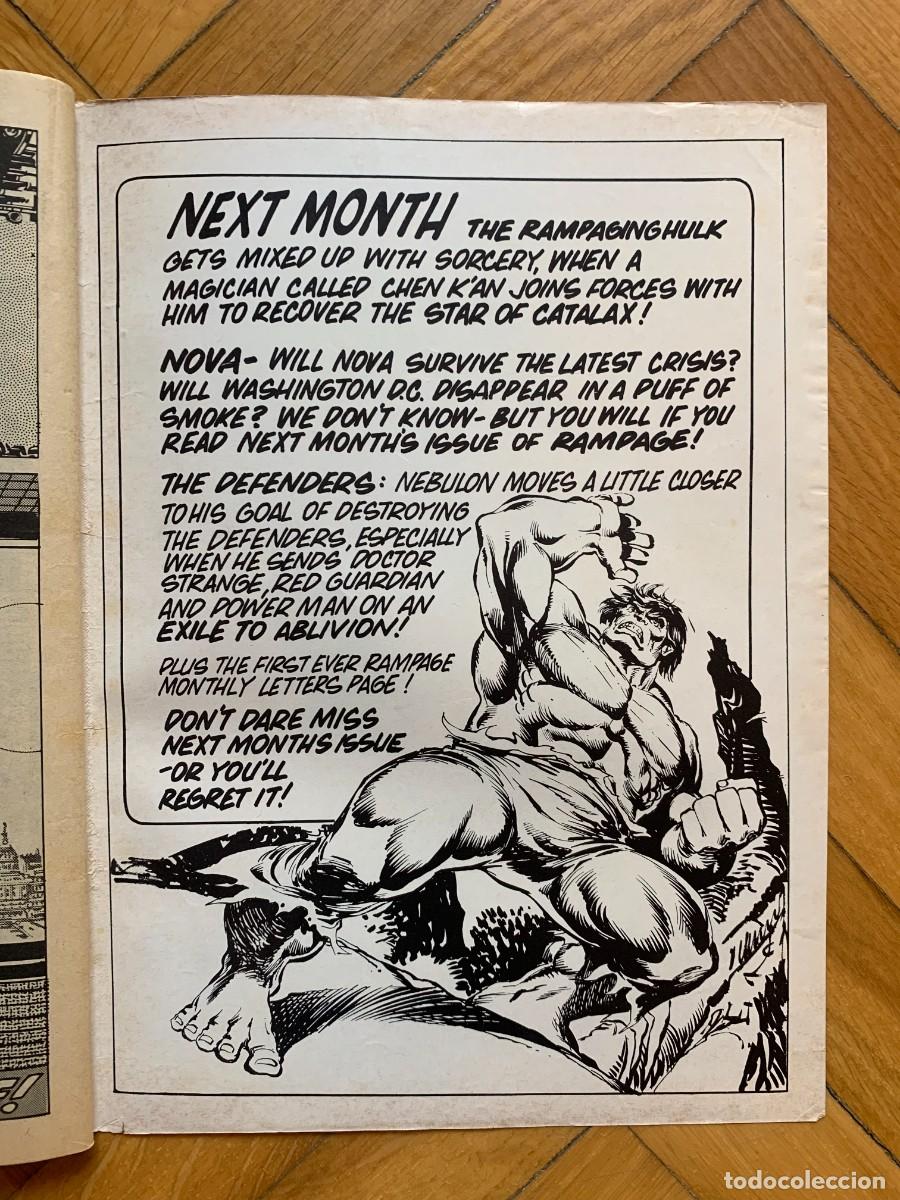 C&oacute;mics: Rampage Monthly 3: Hulk, Defenders, Nova - Foto 8