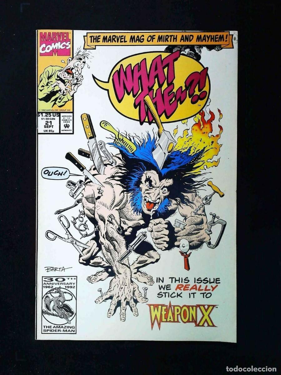 C&oacute;mics: What The -- ?! #21 Marvel Comics 1992 - Foto 1