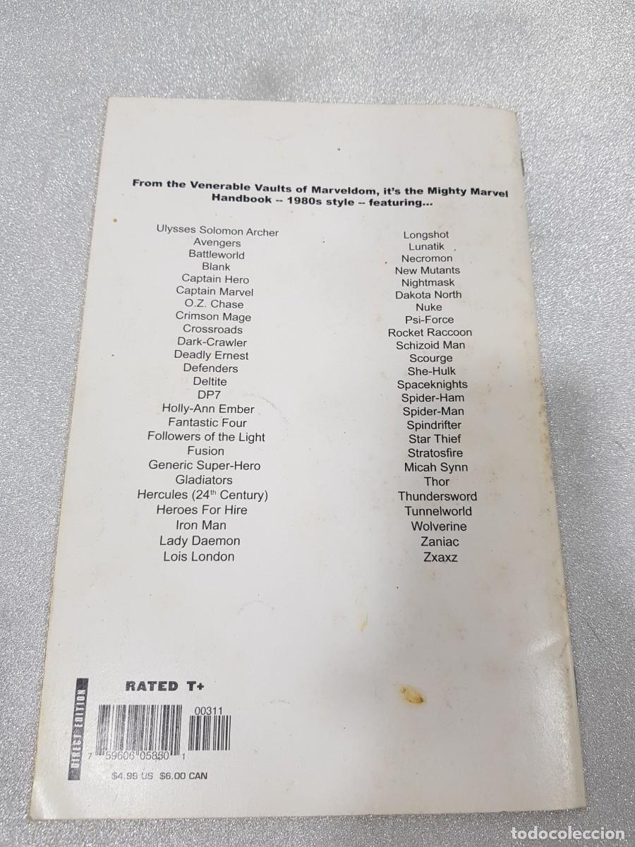 C&oacute;mics: MARVEL LEGACY THE 1980 HANDBOOK - Foto 3