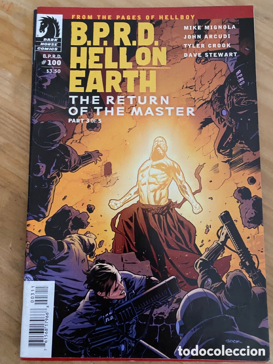 Comics: BPRD Hell On Earth #100 (2012) Dark Horse Mignola Acurdi Crook
