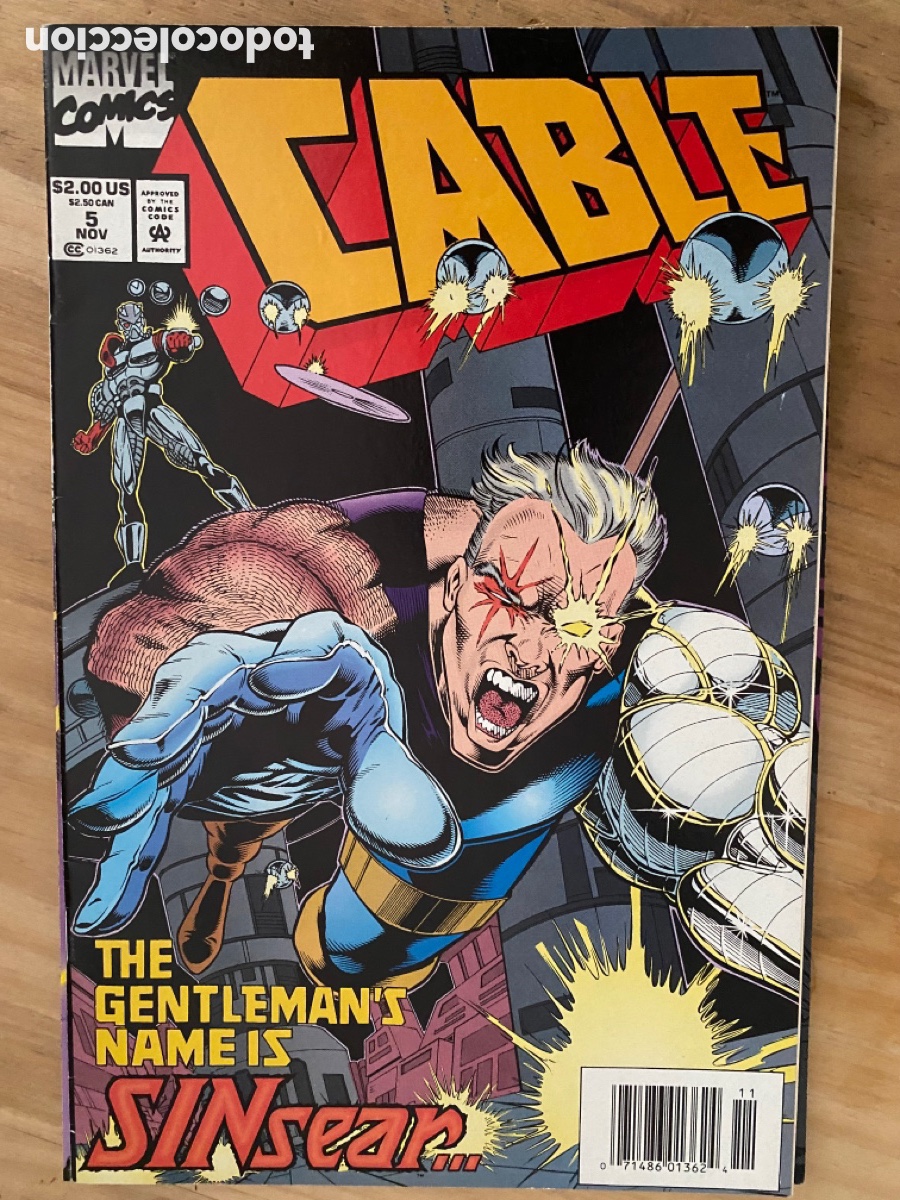 C&oacute;mics: Cable #5 (1993) Marvel Nicieza Robertson - Foto 1