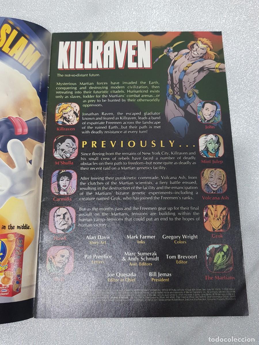 C&oacute;mics: COMIC GRAPA MARVEL PG DIRECT EDITION KILLRAVEN 5 OF 6 - Foto 2