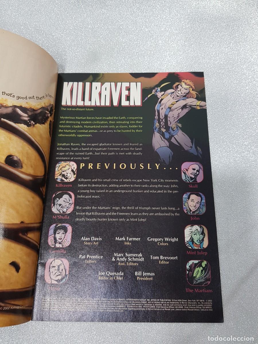 C&oacute;mics: COMIC GRAPA MARVEL PG DIRECT EDITION KILLRAVEN 2 OF 6 - Foto 2