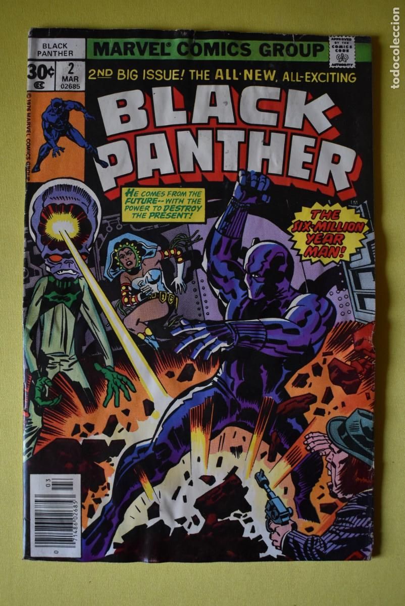 C&oacute;mics: Comic USA. Black Panther. N.&ordm; 2. 1976. Marvel Comics - Foto 1