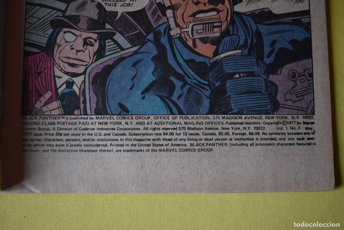 C&oacute;mics: Comic USA. Black Panther. N.&ordm; 3. 1977. Marvel Comics - Foto 4