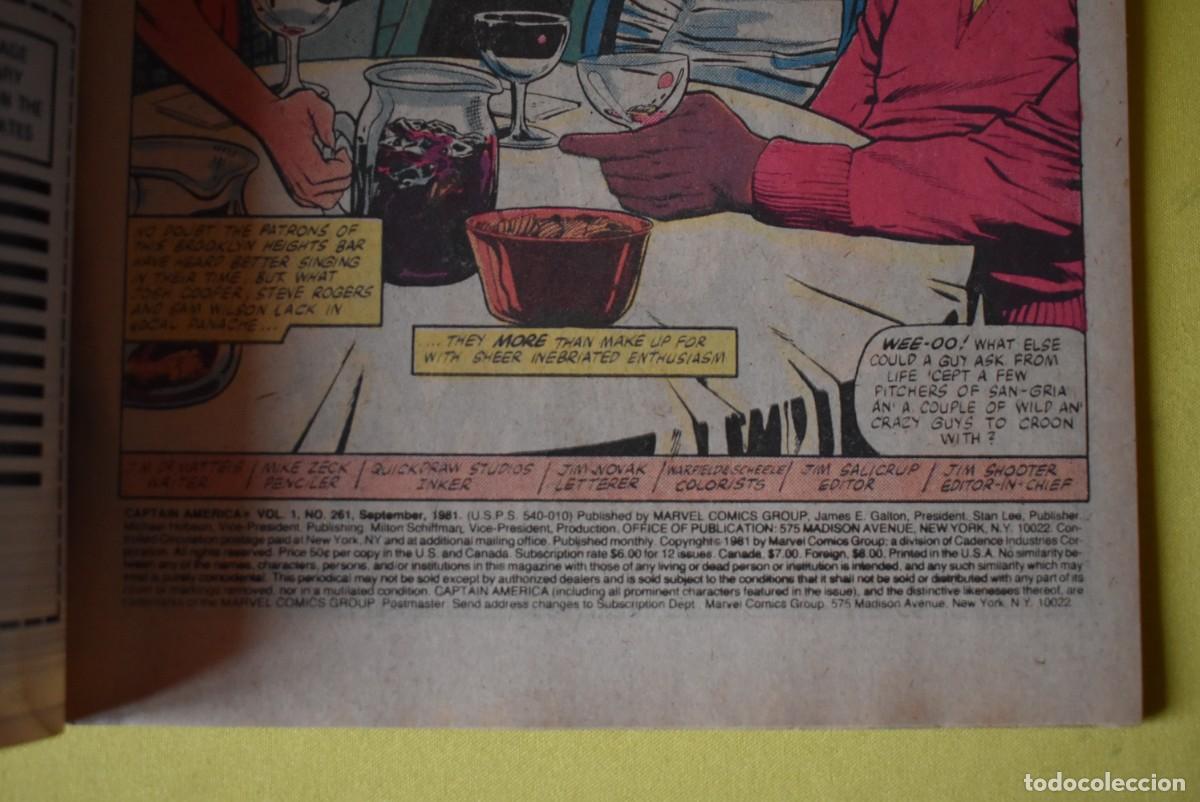 C&oacute;mics: Comic USA. Captain Am&eacute;rica. N.&ordm; 261. 1981. Marvel Comics - Foto 6