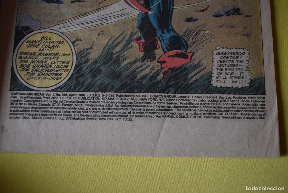 C&oacute;mics: Comic USA. Captain Am&eacute;rica. N.&ordm; 256. 1981. Marvel Comics - Foto 4