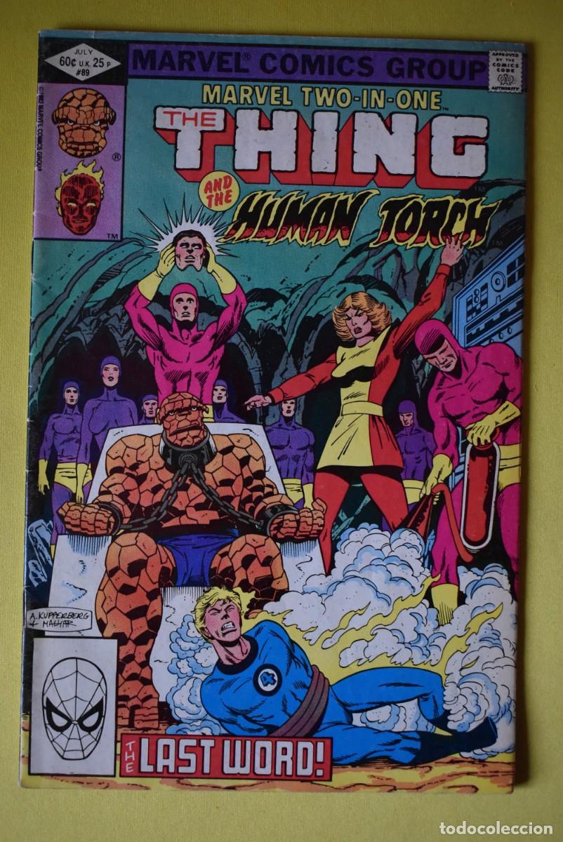 C&oacute;mics: Comic USA. Marvel Two in One. Thing and Human Torch. N.&ordm; 89. 1982. Marvel Comics - Foto 1