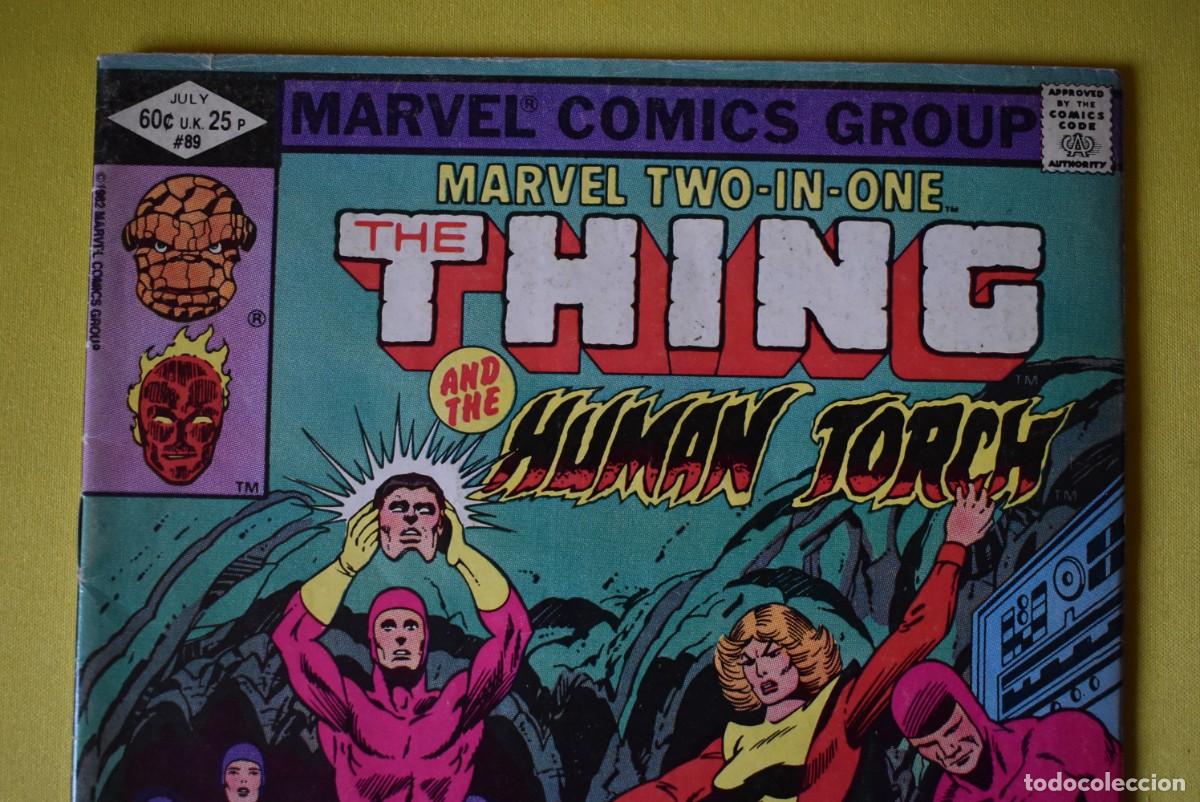C&oacute;mics: Comic USA. Marvel Two in One. Thing and Human Torch. N.&ordm; 89. 1982. Marvel Comics - Foto 2
