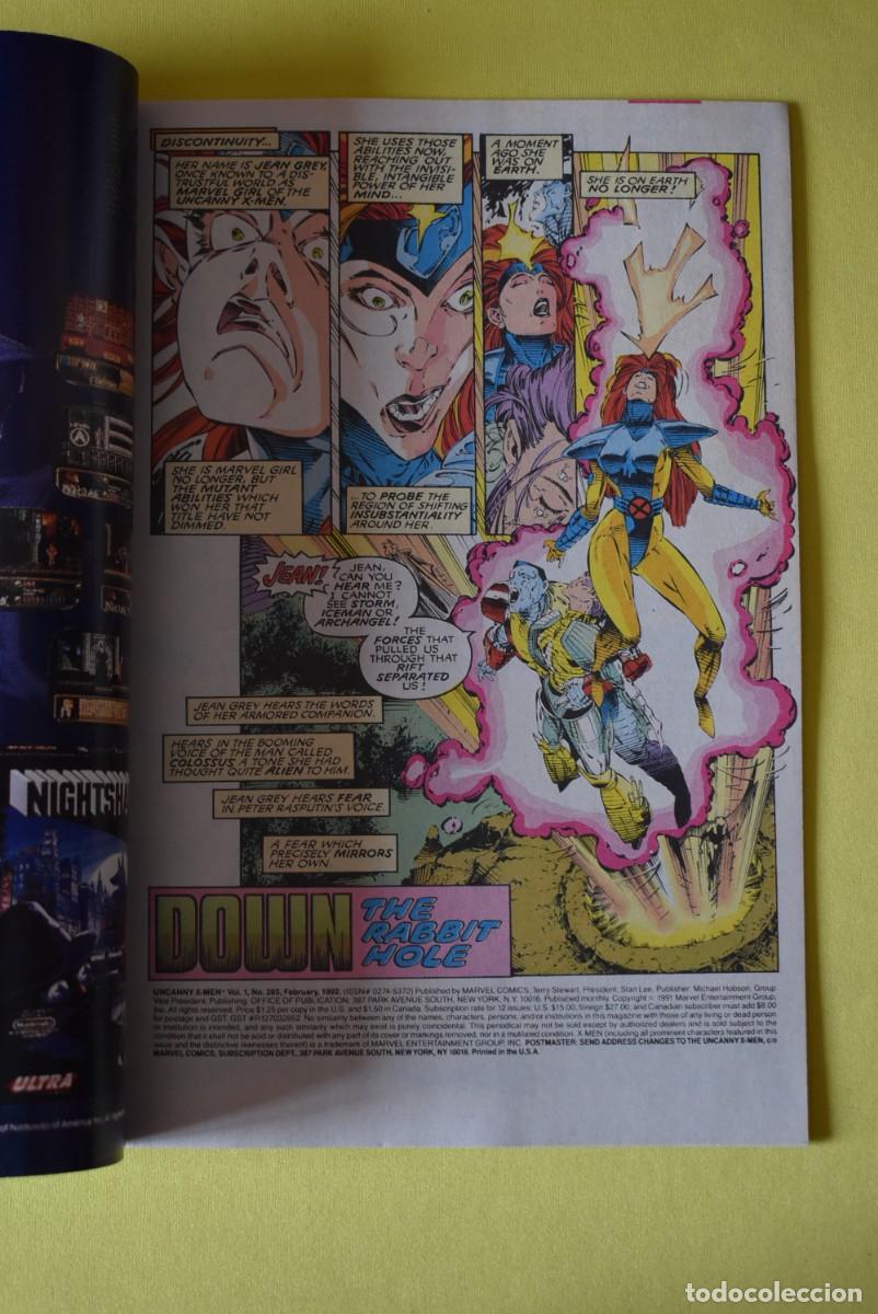 C&oacute;mics: Comic USA. The Uncanny X MEN. N.&ordm; 285. 1992. Marvel Comics - Foto 4