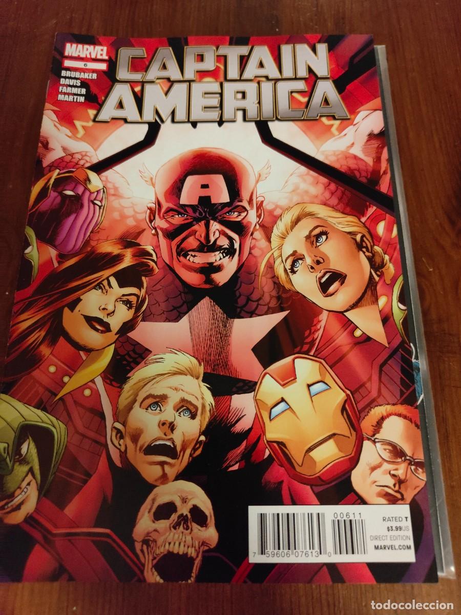 C&oacute;mics: Captain America 6 vol 6 Marvel 2012 Ed Brubaker - Foto 1