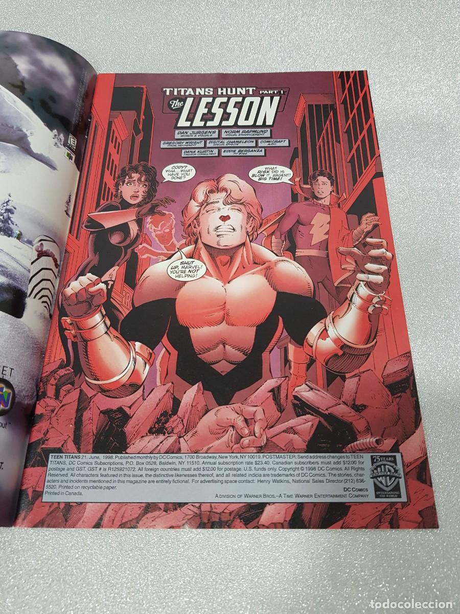 C&oacute;mics: COMIC DC TEEN TITANS N&ordm; 21 JUN 98 - Foto 2