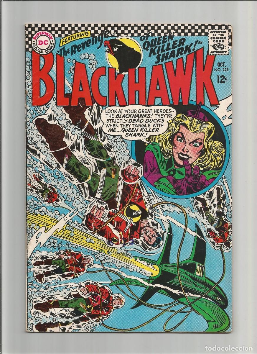 C&oacute;mics: BLACKHAWK #225 FN+(6.5), DC COMICS 1966