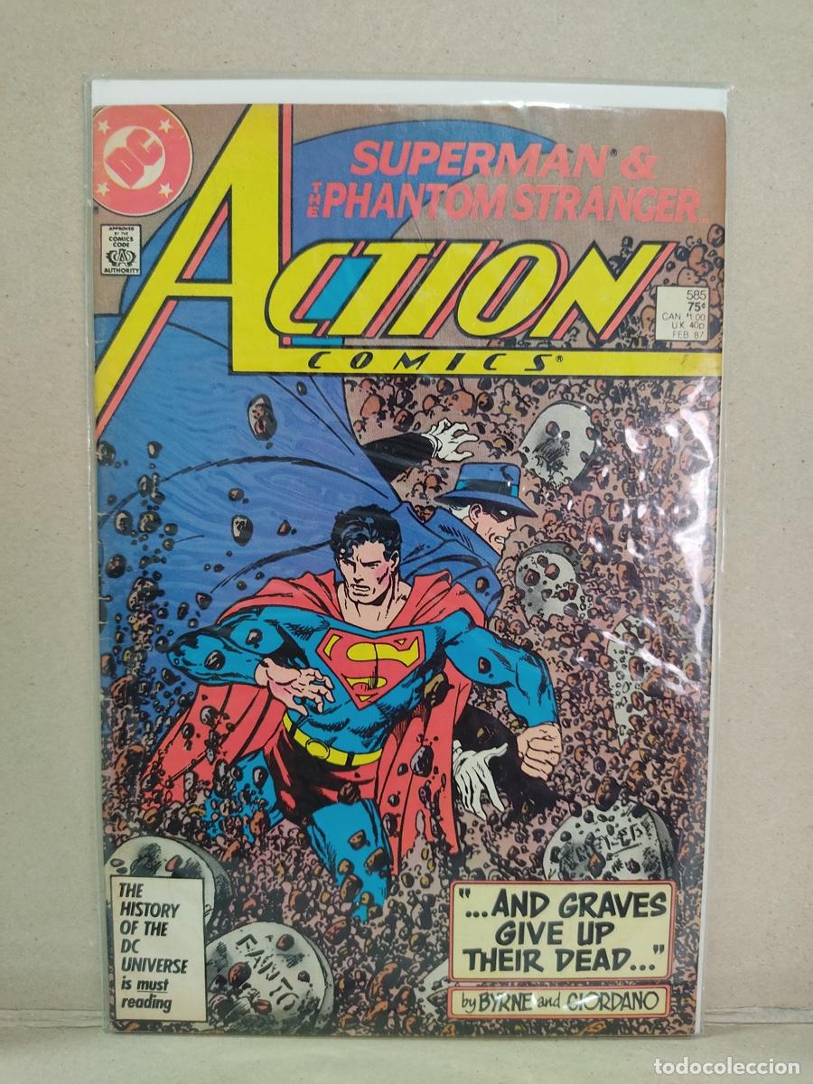 C&oacute;mics: ACTION COMICS. SUPERMAN NUMERO 585 DC COMICS JOHN BYRNE - Foto 1