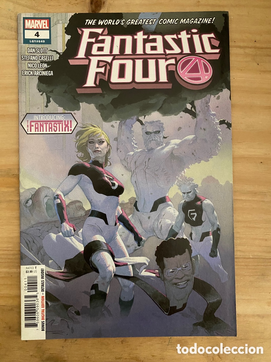 C&oacute;mics: Fantastic Four #4 (2019) Marvel Slott Caselli - Foto 1