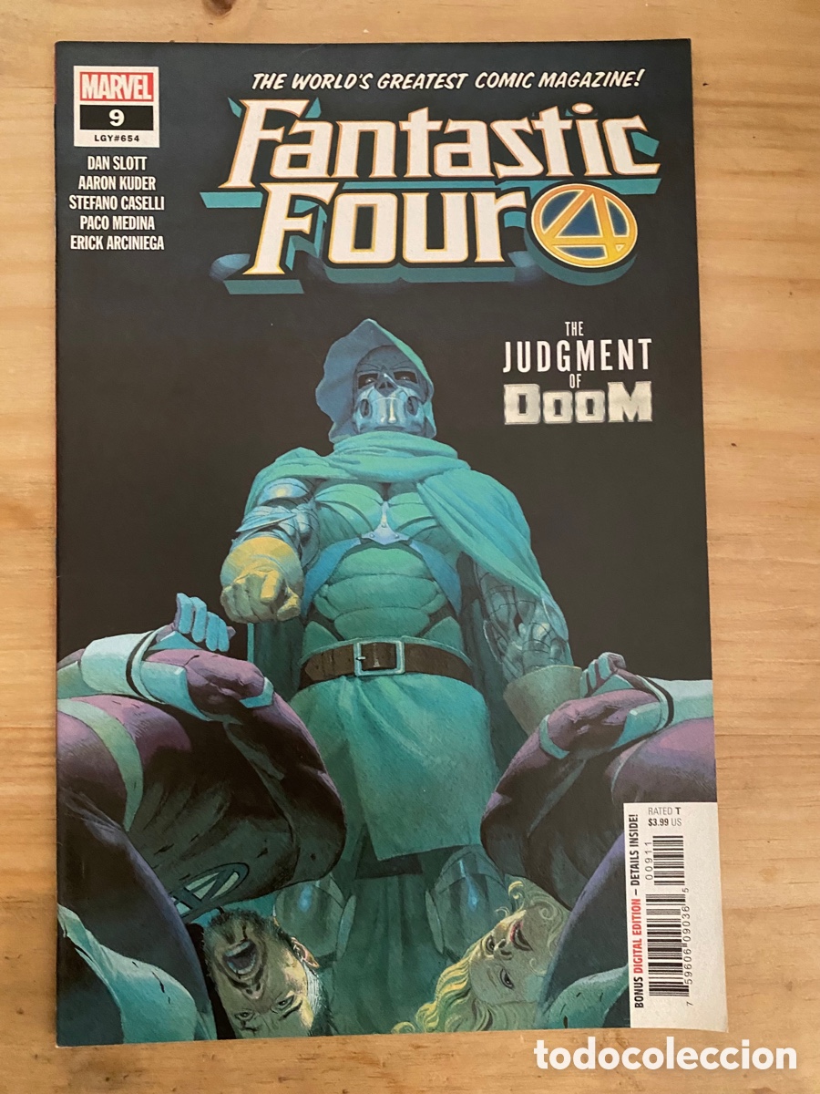 C&oacute;mics: Fantastic Four #9 (2019) Marvel Slott Kuder Caselli - Foto 1