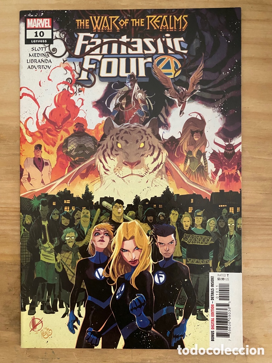 C&oacute;mics: Fantastic Four #10 (2019) Marvel Slott Medina - Foto 1
