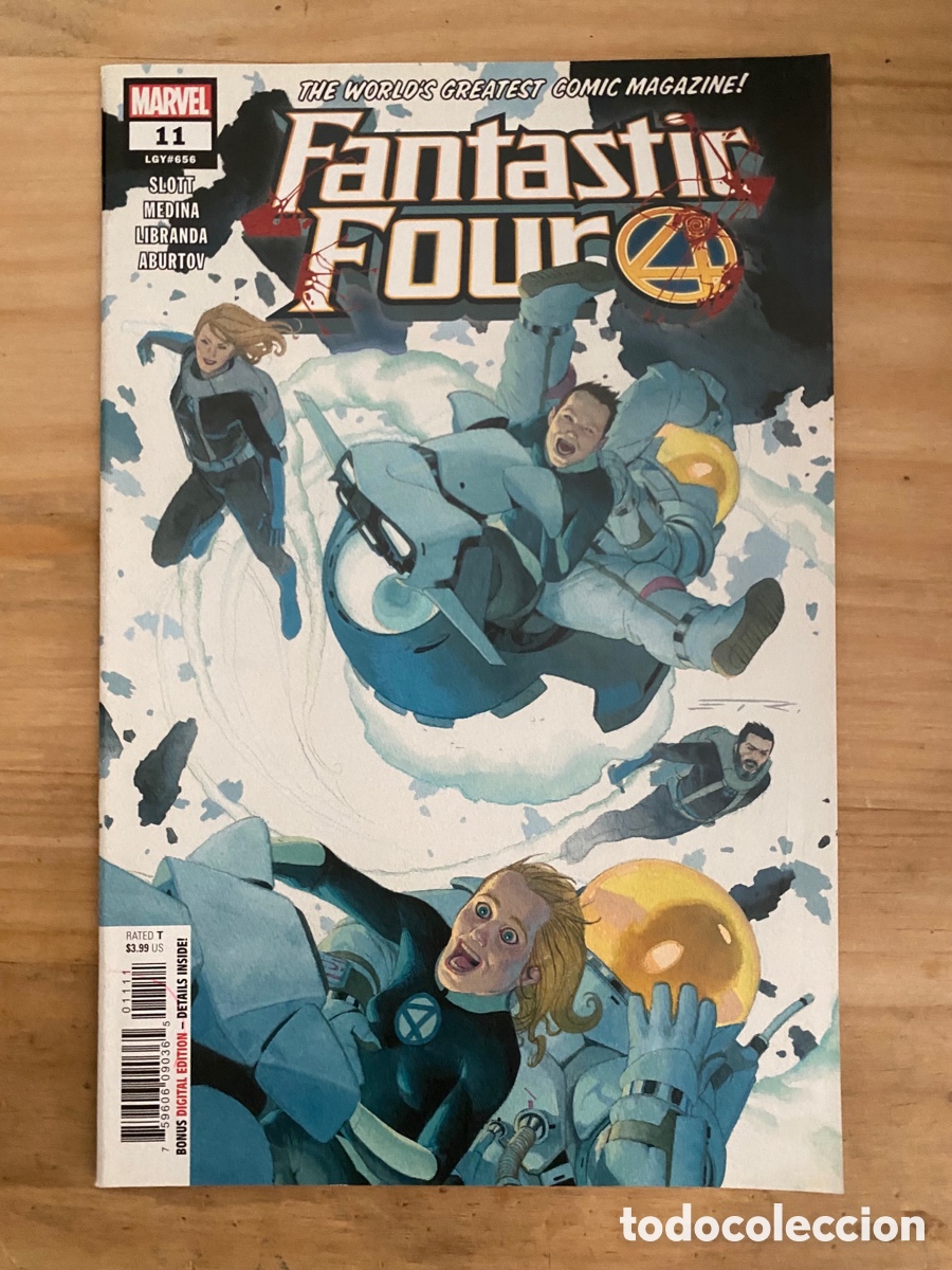 C&oacute;mics: Fantastic Four #11 (2019) Marvel Slott Medina - Foto 1