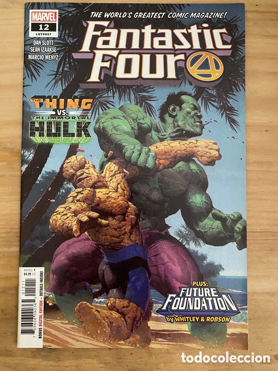 C&oacute;mics: Fantastic Four #12 (2019) Marvel Slott Izaakse - Foto 1