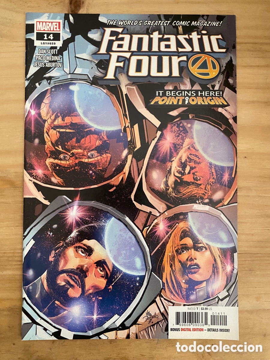 C&oacute;mics: Fantastic Four #14 (2019) Marvel Slott Medina - Foto 1