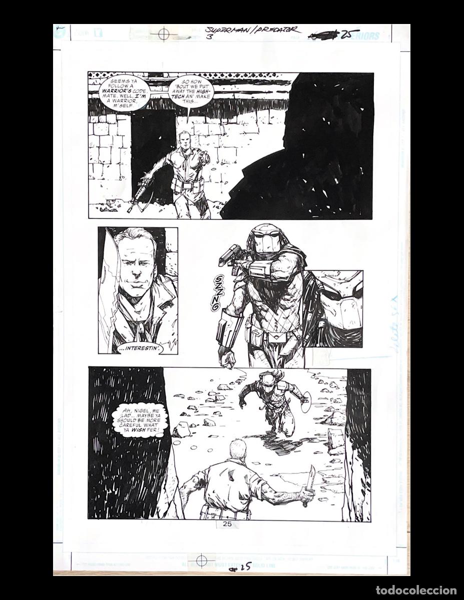 C&oacute;mics: Superman vs Predator - Issue 3, Page 25 - Alex Maleev - Foto 1