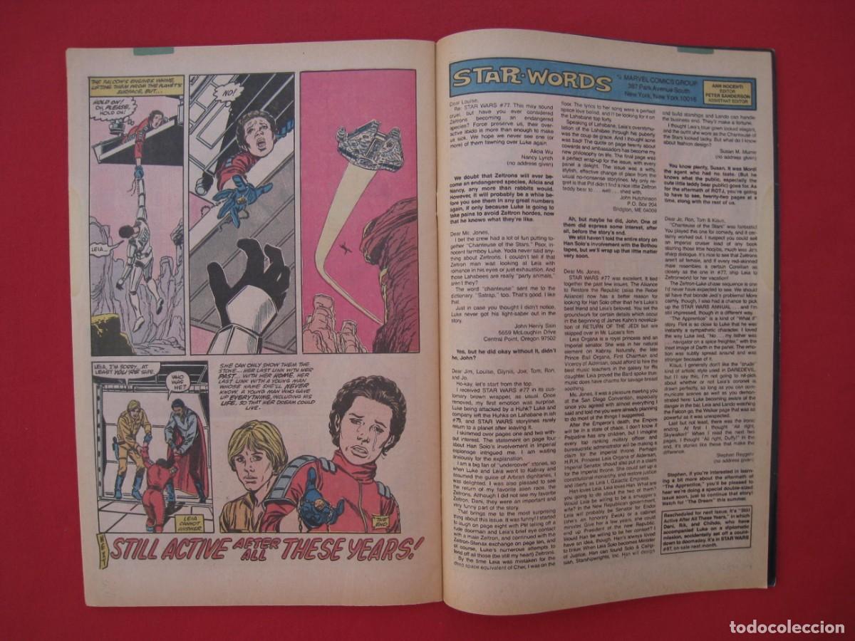C&oacute;mics: STAR WARS - N&ordm; 86 - MARVEL COMICS - EN INGLES. - Foto 16
