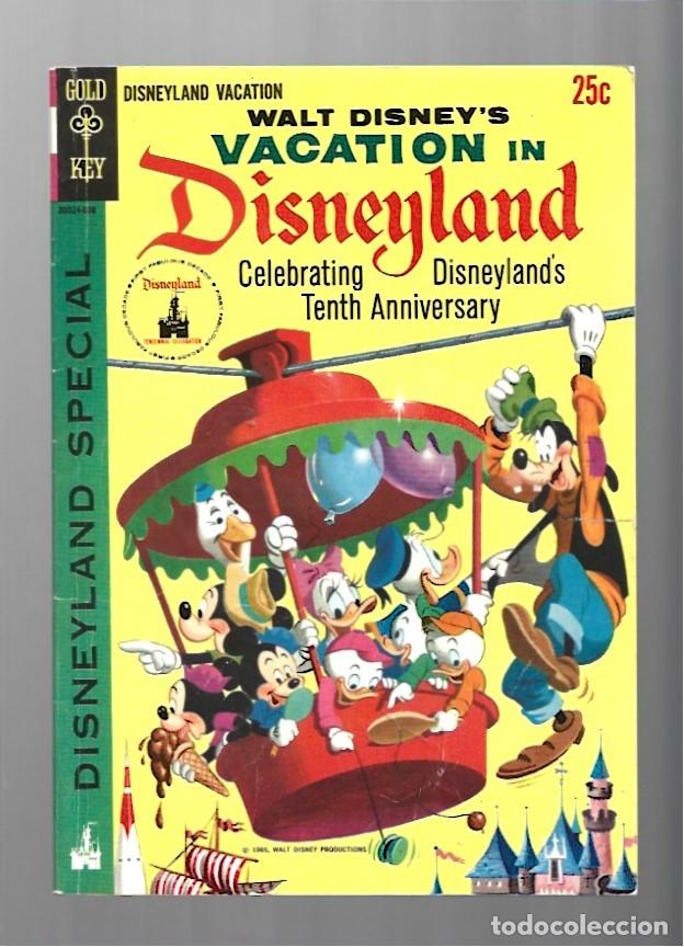Comics: Vacation in Disneyland 1, 1965, Gold Key, buen estado