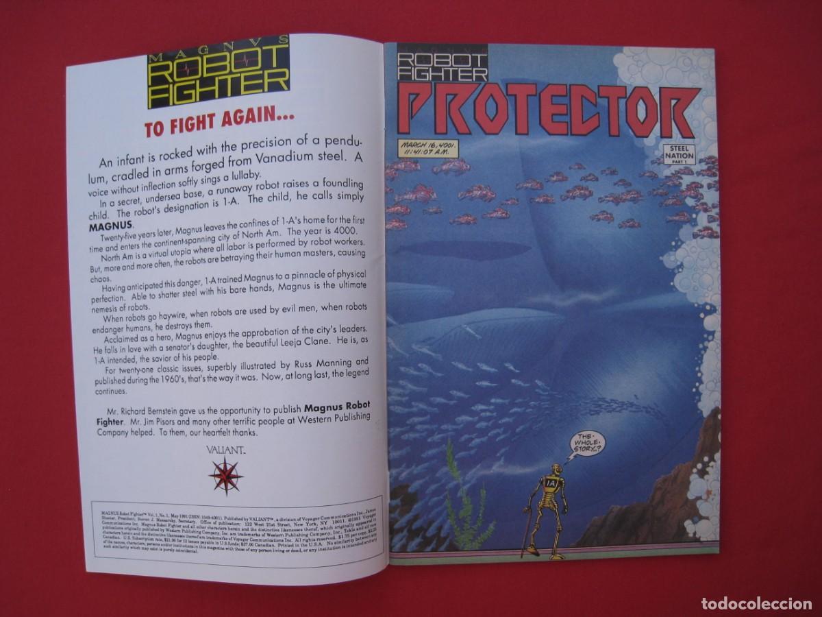 C&oacute;mics: MAGNUS ROBOT FIGHTER - N&ordm; 1 - VALIANT - EN INGLES. - Foto 6