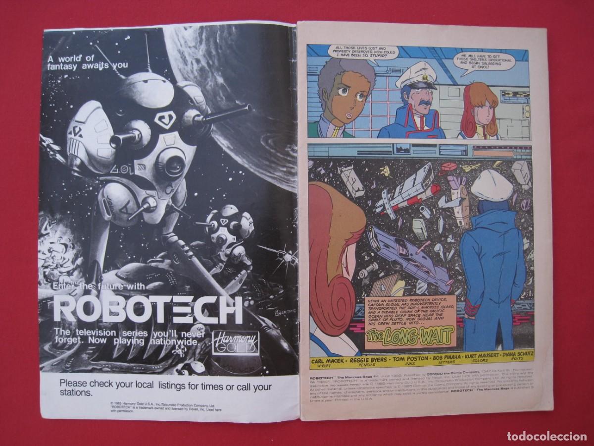 C&oacute;mics: ROBOTECH - THE MACROSS SAGA - N&ordm; 4 - COMICO - EN INGLES. - Foto 6