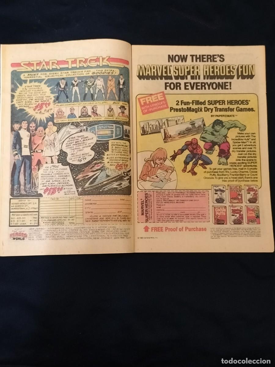 C&oacute;mics: Avengers,Marvel Comics,Edici&oacute;n USA de 1980. - Foto 2