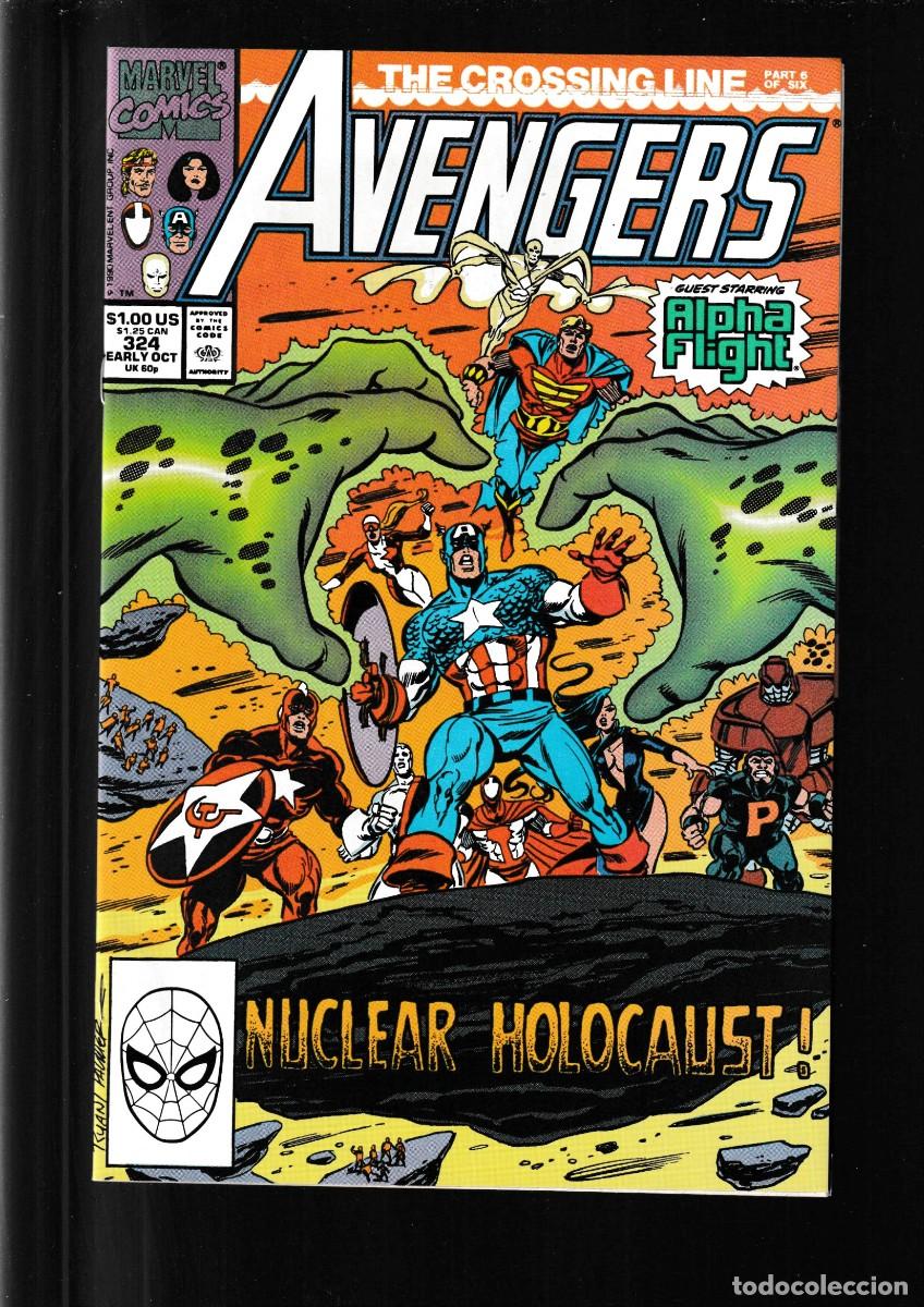 C&oacute;mics: AVENGERS 324 - MARVEL 1990 VFN/NM / ALPHA FLIGHT - Foto 1